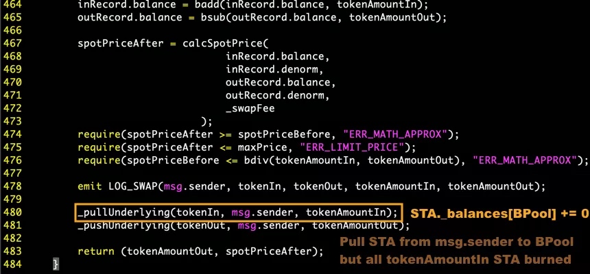 PeckShield：DeFi平台Balancer遭黑客攻击全过程技术拆解插图3