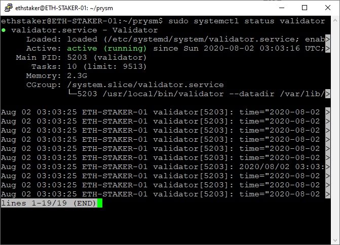 使用 Ubuntu 和 Prysm 参与 Medalla 测试网插图12