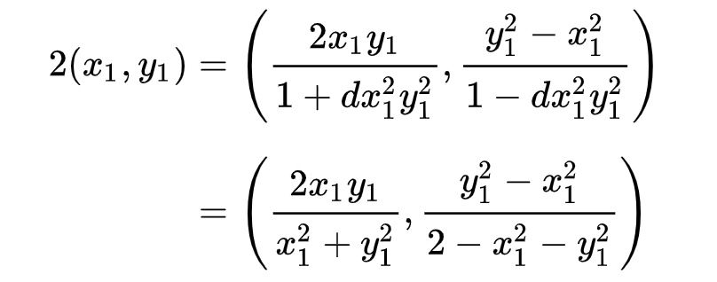 区块链中的数学 – 爱德华曲线方程插图5