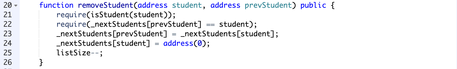 removeStudent