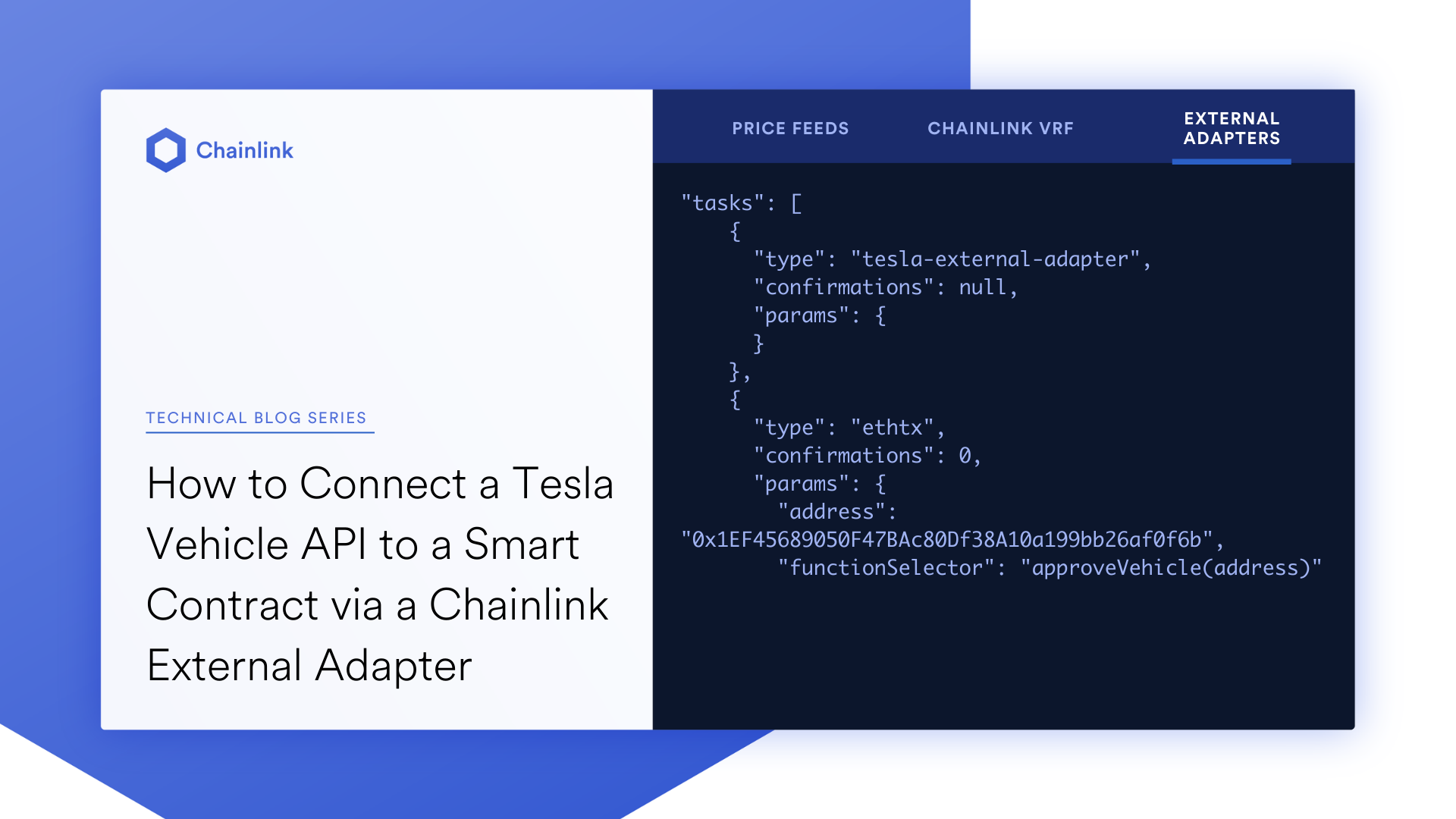 如何通过Chainlink外部适配器将特斯拉汽车API连接到智能合约上插图