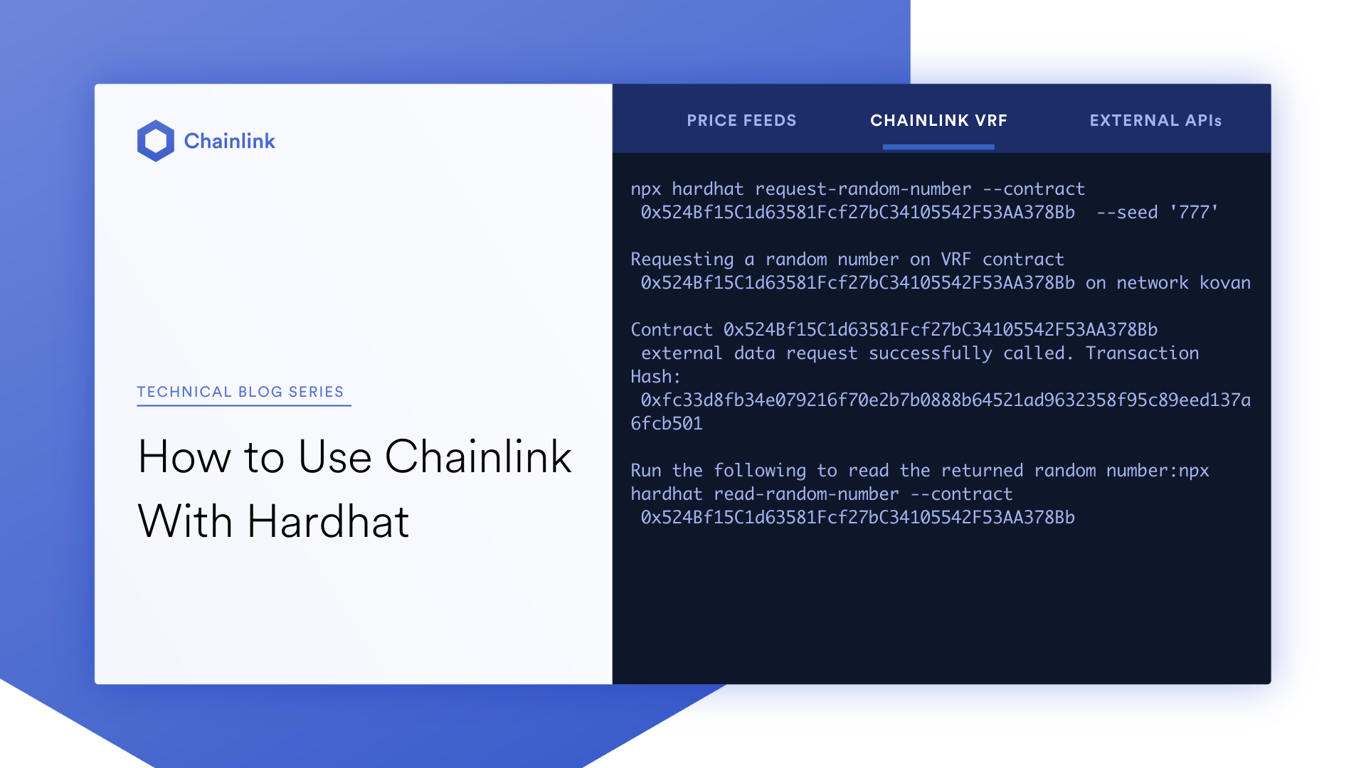 如何在Hardhat中使用Chainlink插图1