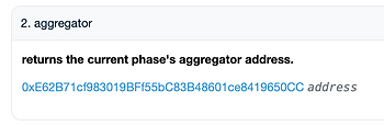 aggregator address