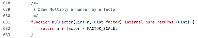 mulFactor function