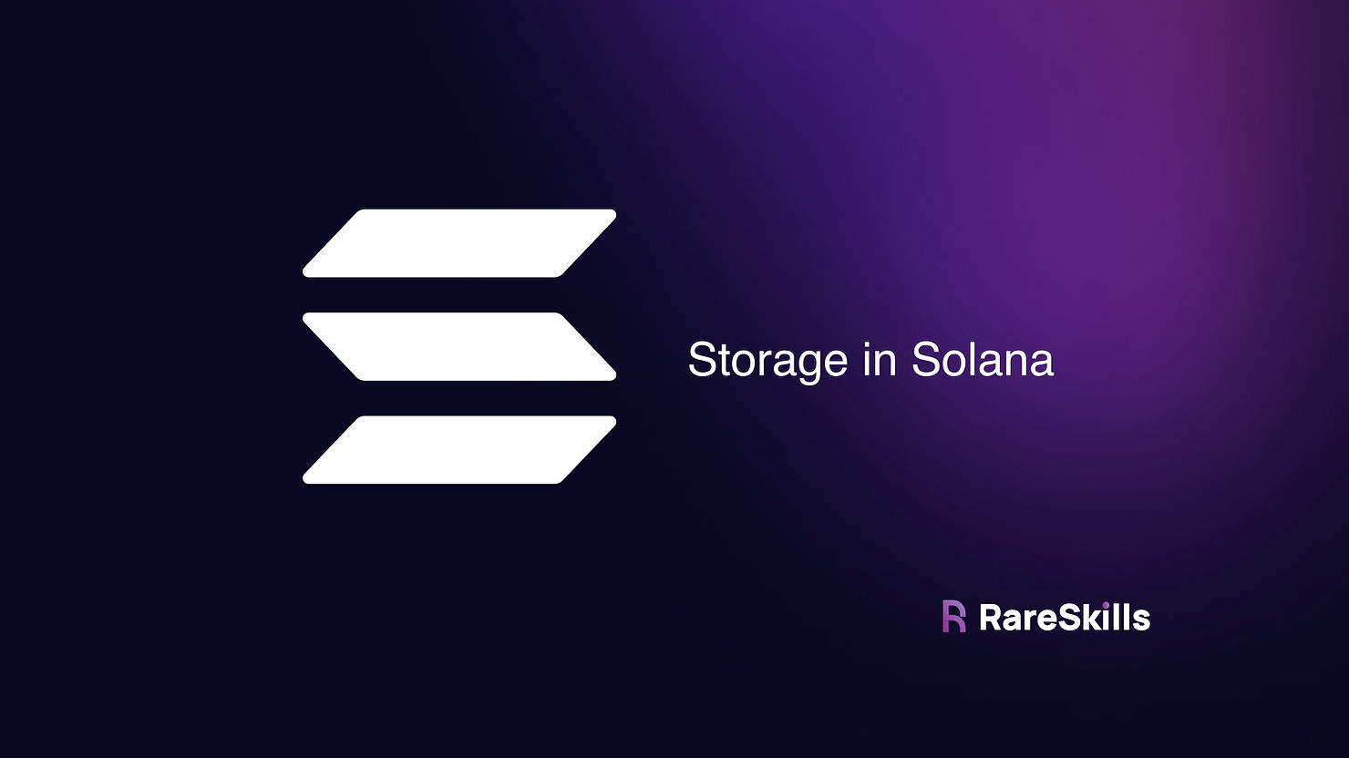 Storage in Solana