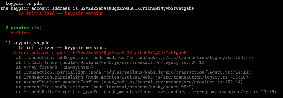 keypair_vs_pda : Error: unknown signer