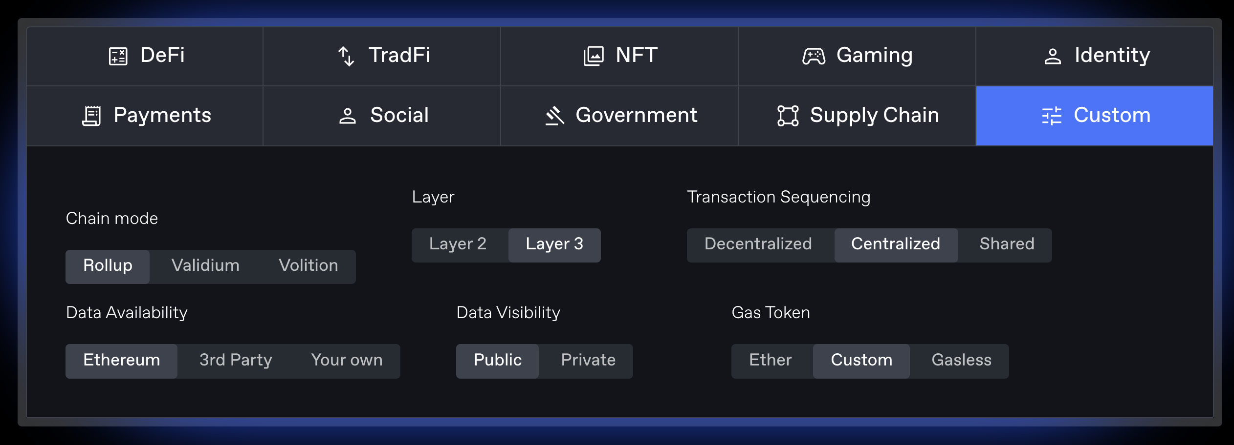 ZK Stack - 可能的设置