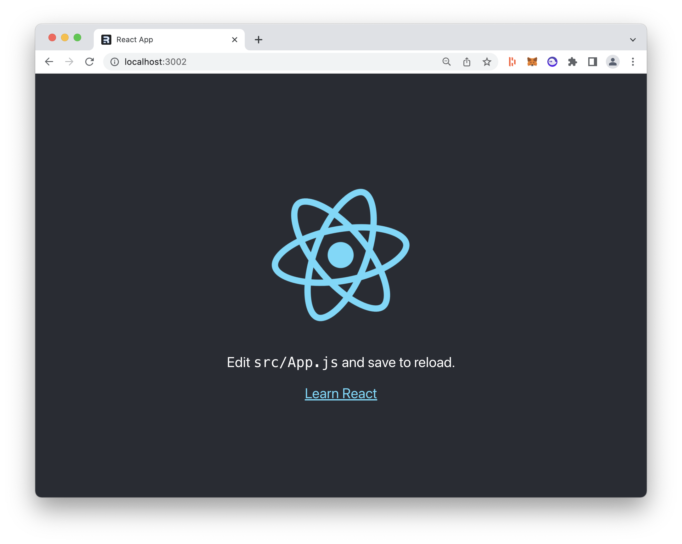 运行 React 应用程序