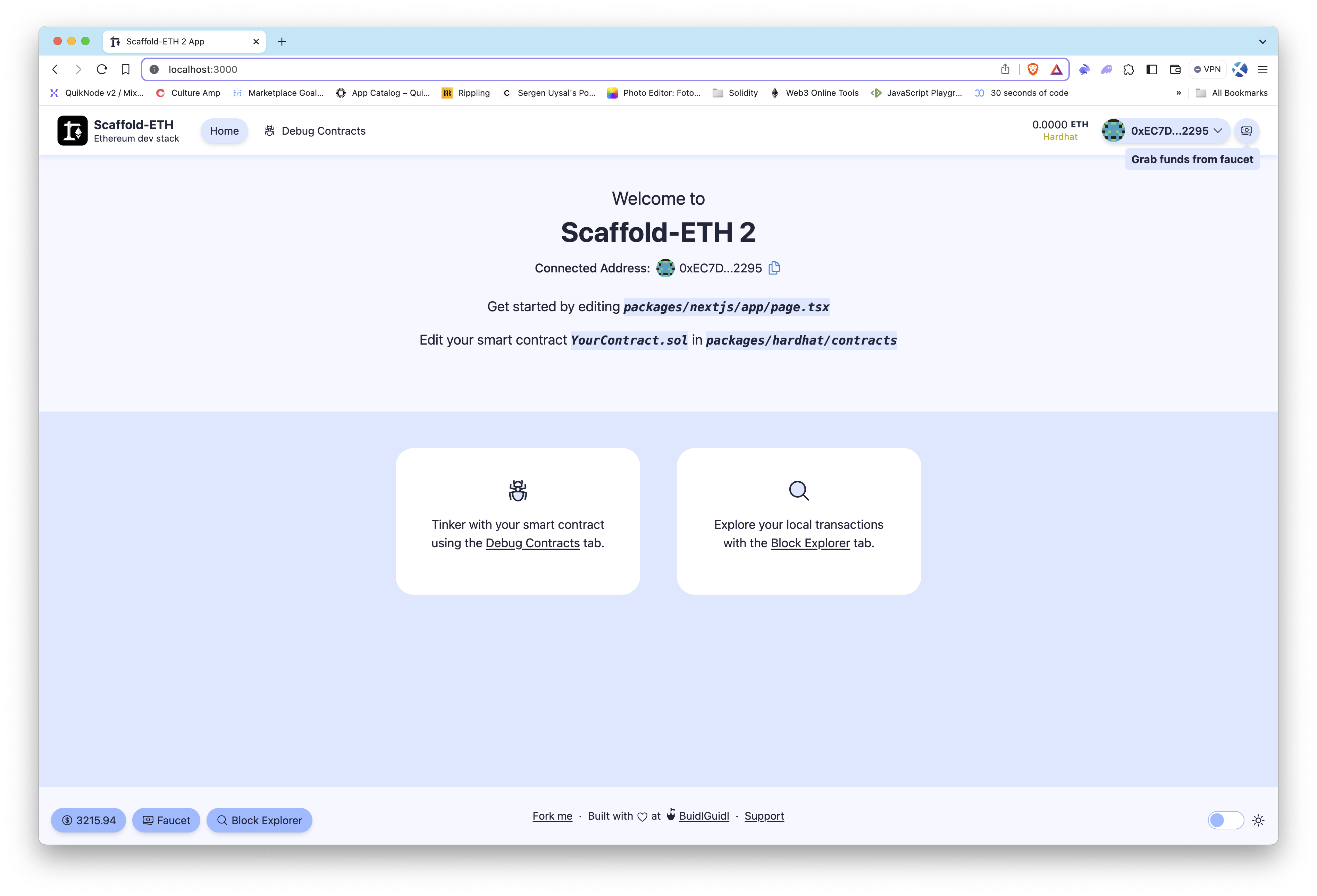 Scaffold ETH 应用程序