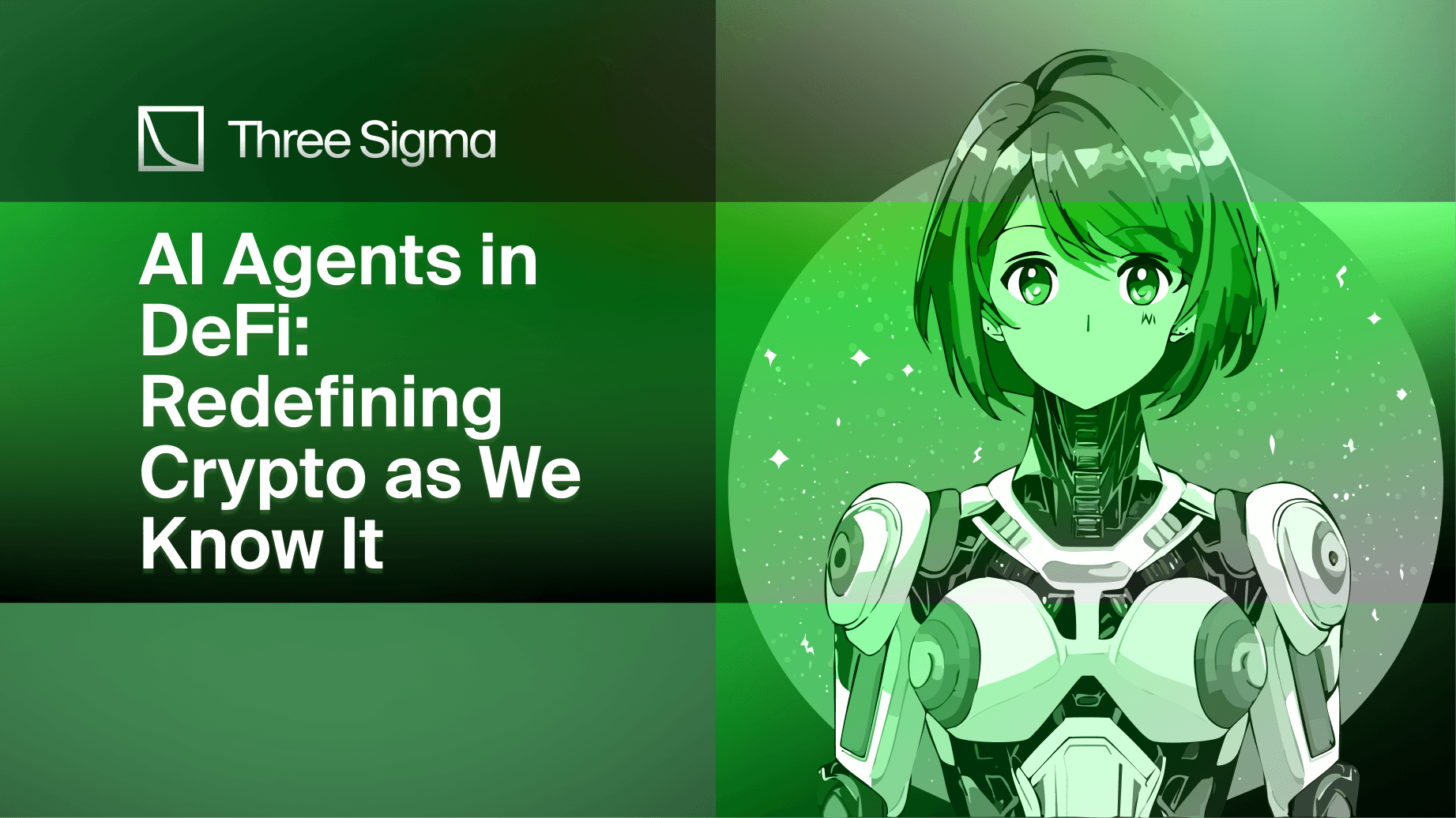 "AI and DeFi - Reshaping Crypto as we Know it - Three Sigma" banner