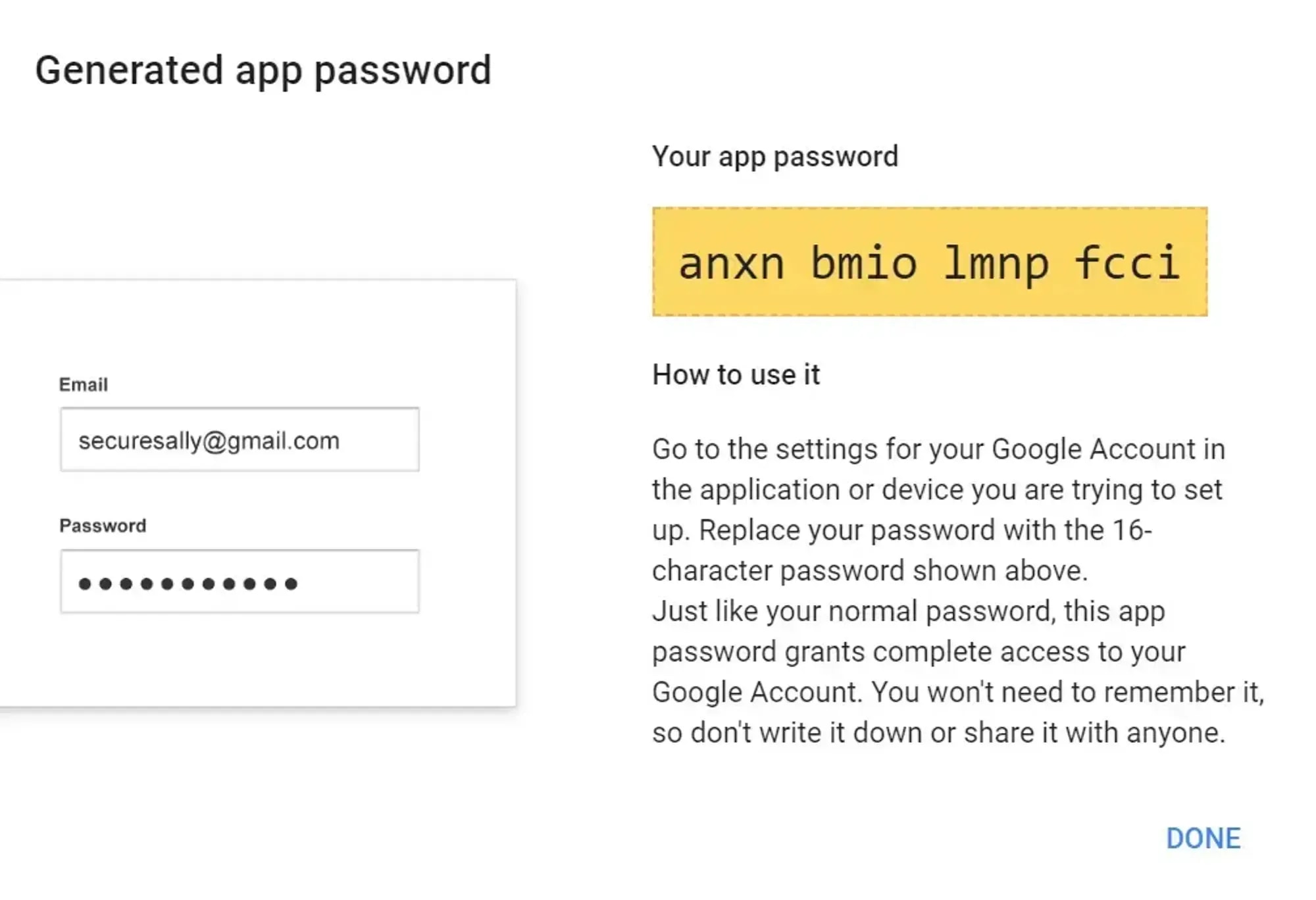 Gmail API 密钥