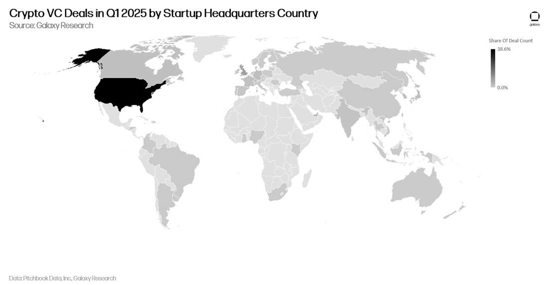 12 - crypto vc capital by startup headquarters country
