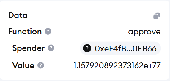 MetaMask approval 屏幕显示一个 spender 地址和一个以科学记数法表示的大值，表明 token approval 异常高。