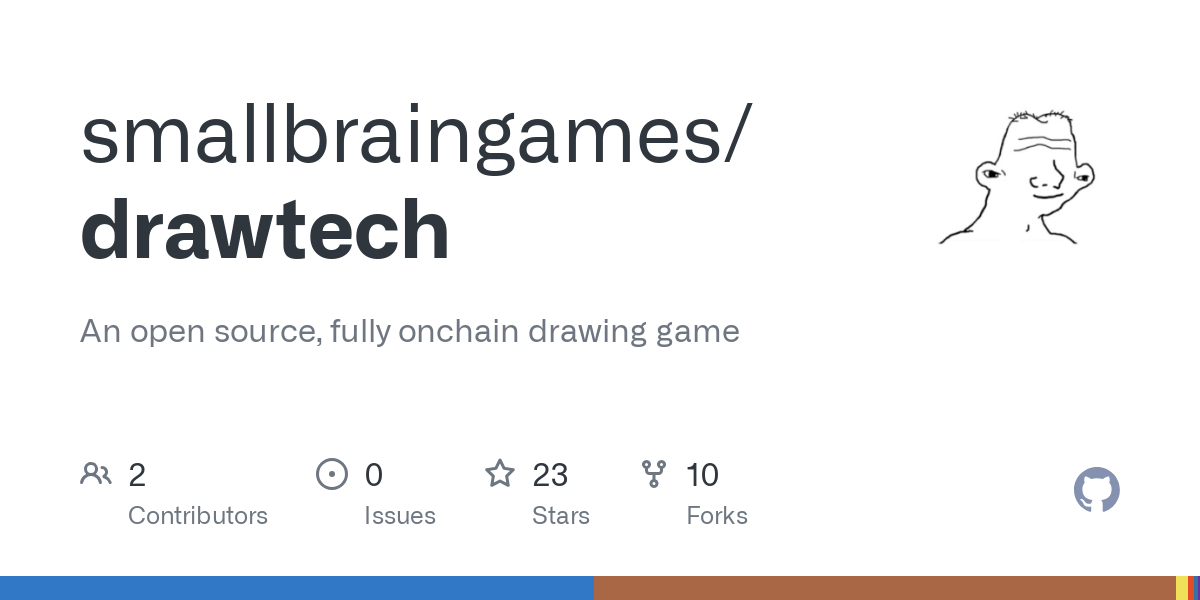 GitHub - smallbraingames/drawtech: An open source, fully onchain drawing game