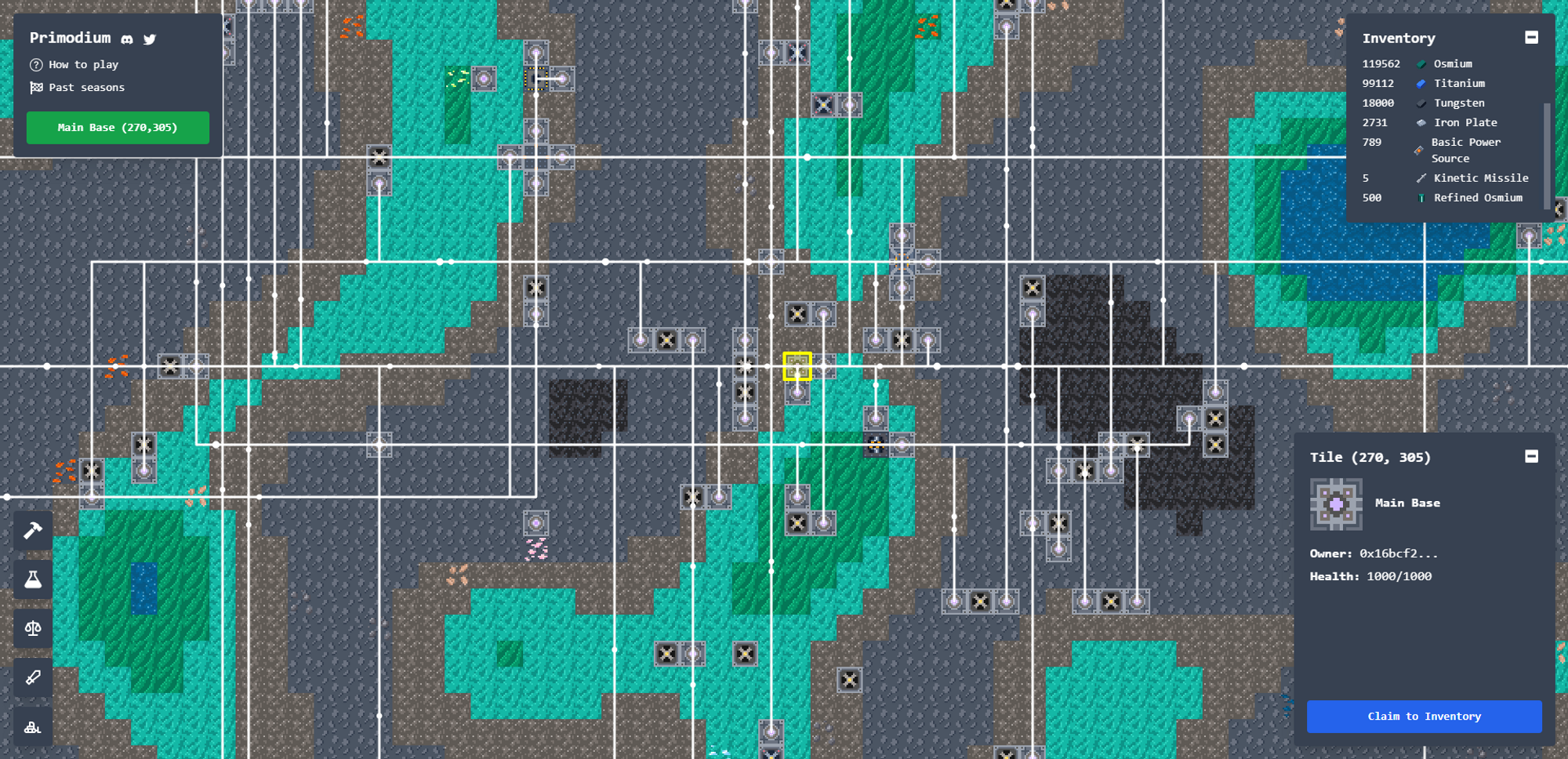 This is another game account I played, located at (270, 305)
