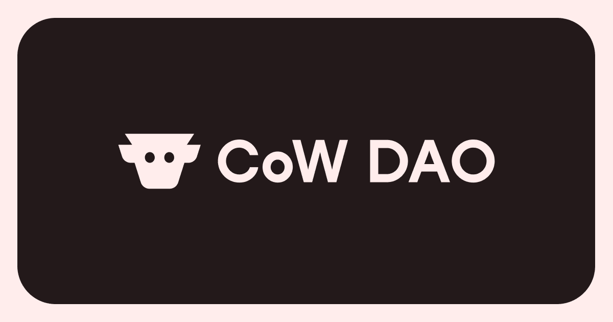 CoW DAO - CoW DAO 在以太坊中开发最以用户为保护的产品 - 让你可以做到更多而更有保障。