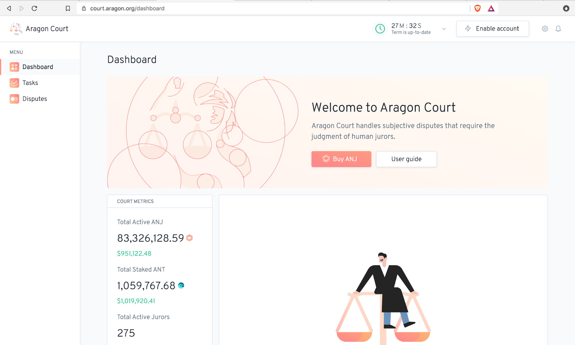 Aragon 法庭客户端。