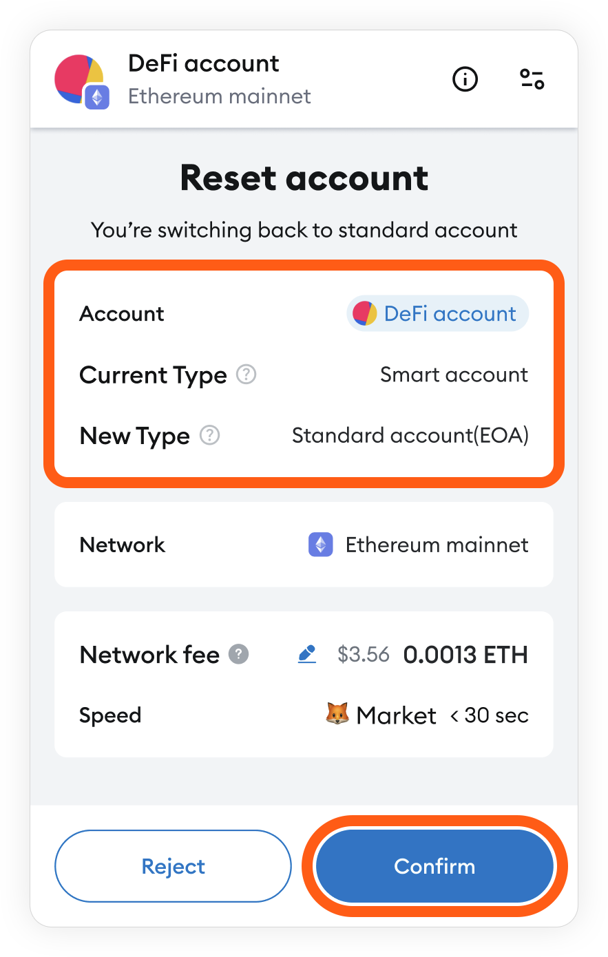MetaMask 智能账户扩展切换回确认