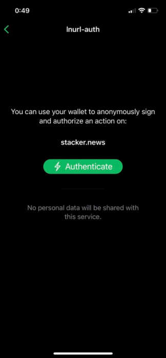 LNURL-auth