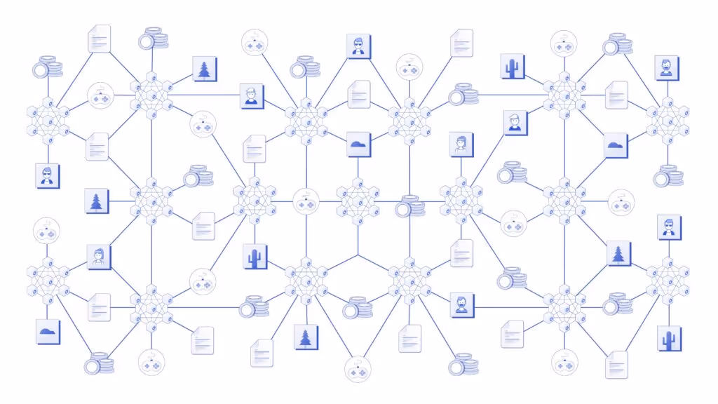图表显示了由 CCIP 连接的 Web3 游戏和通证化的游戏内资产。