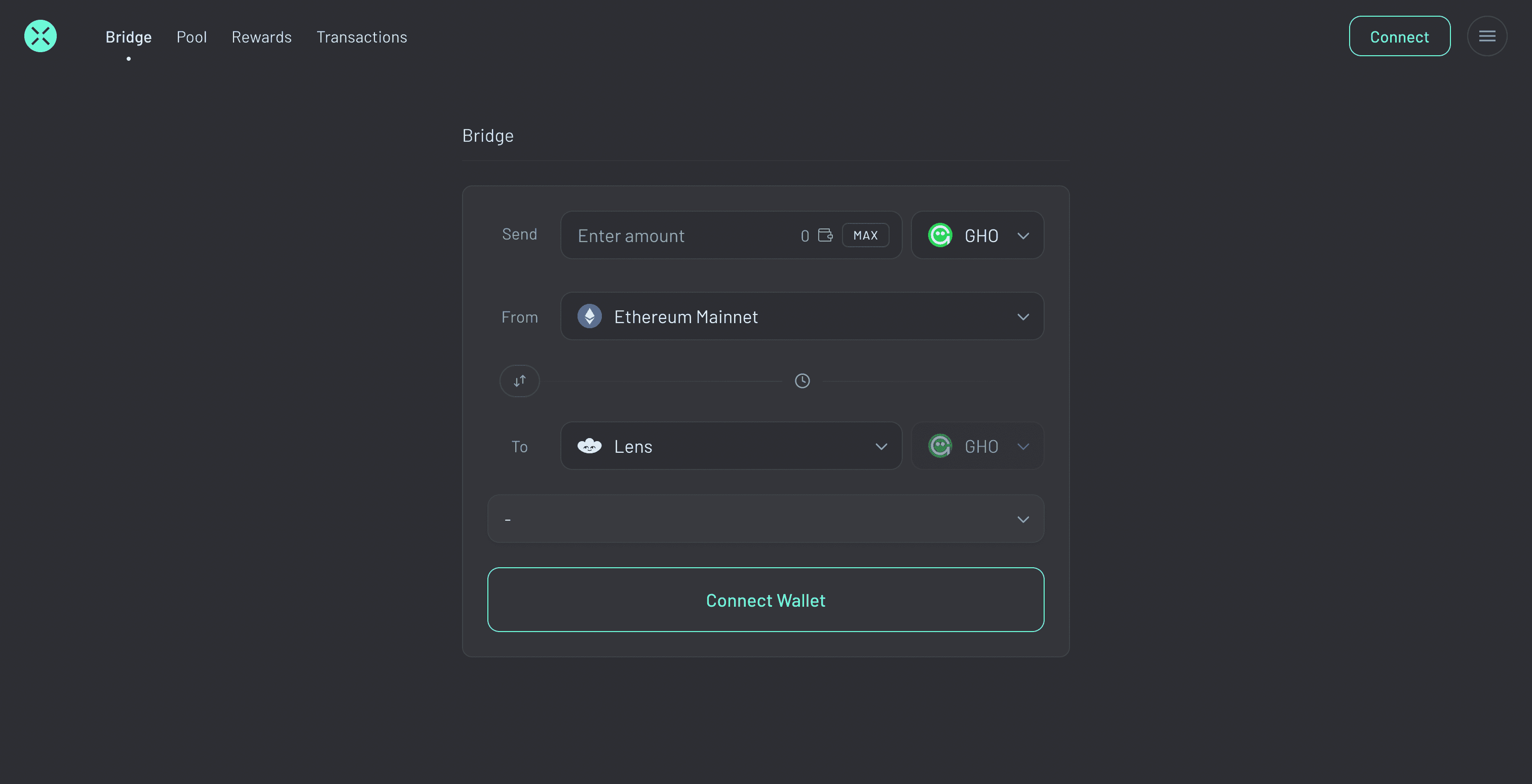 Step 2: Connect your wallet.