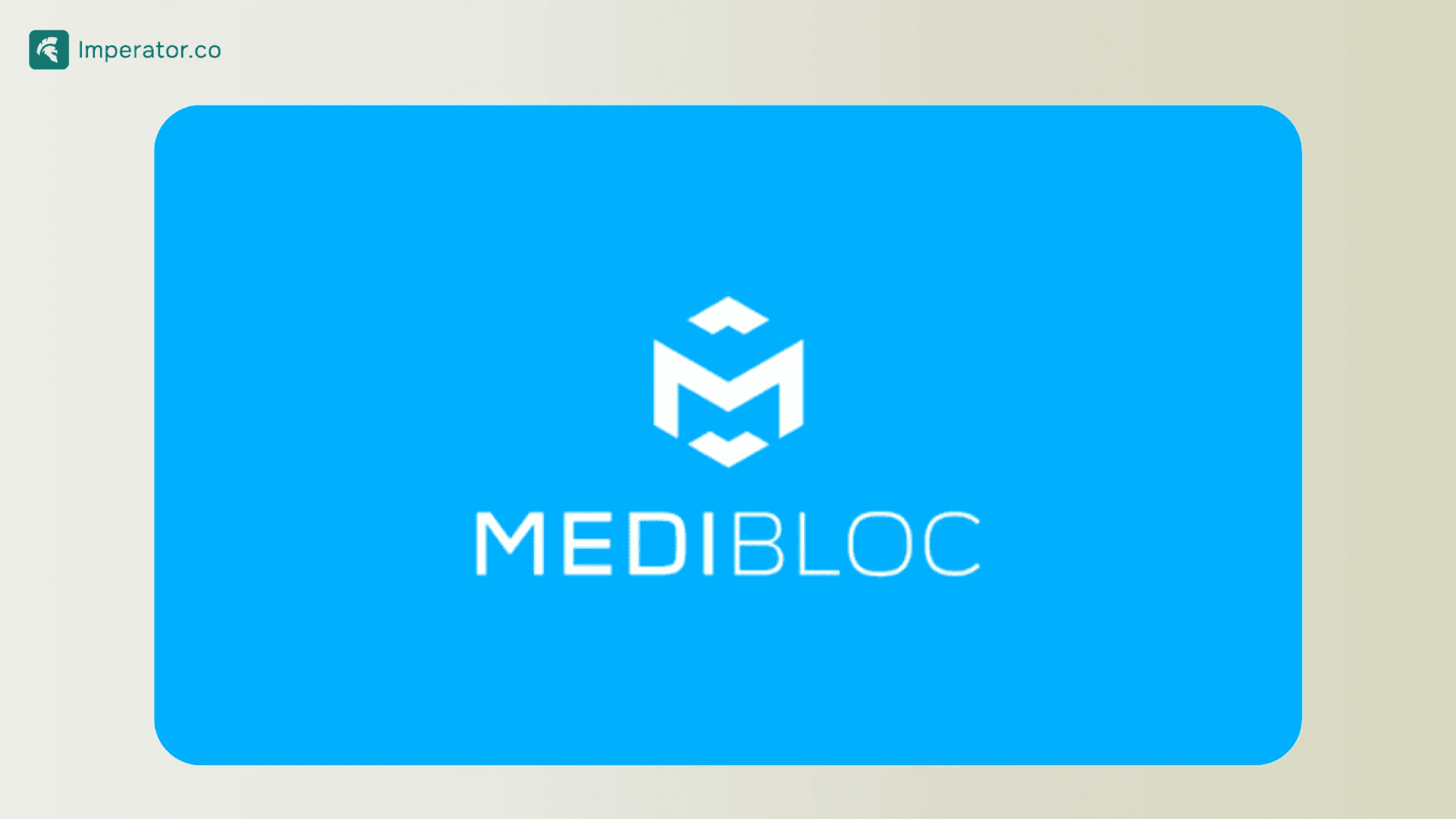 什么是 medibloc 区块链