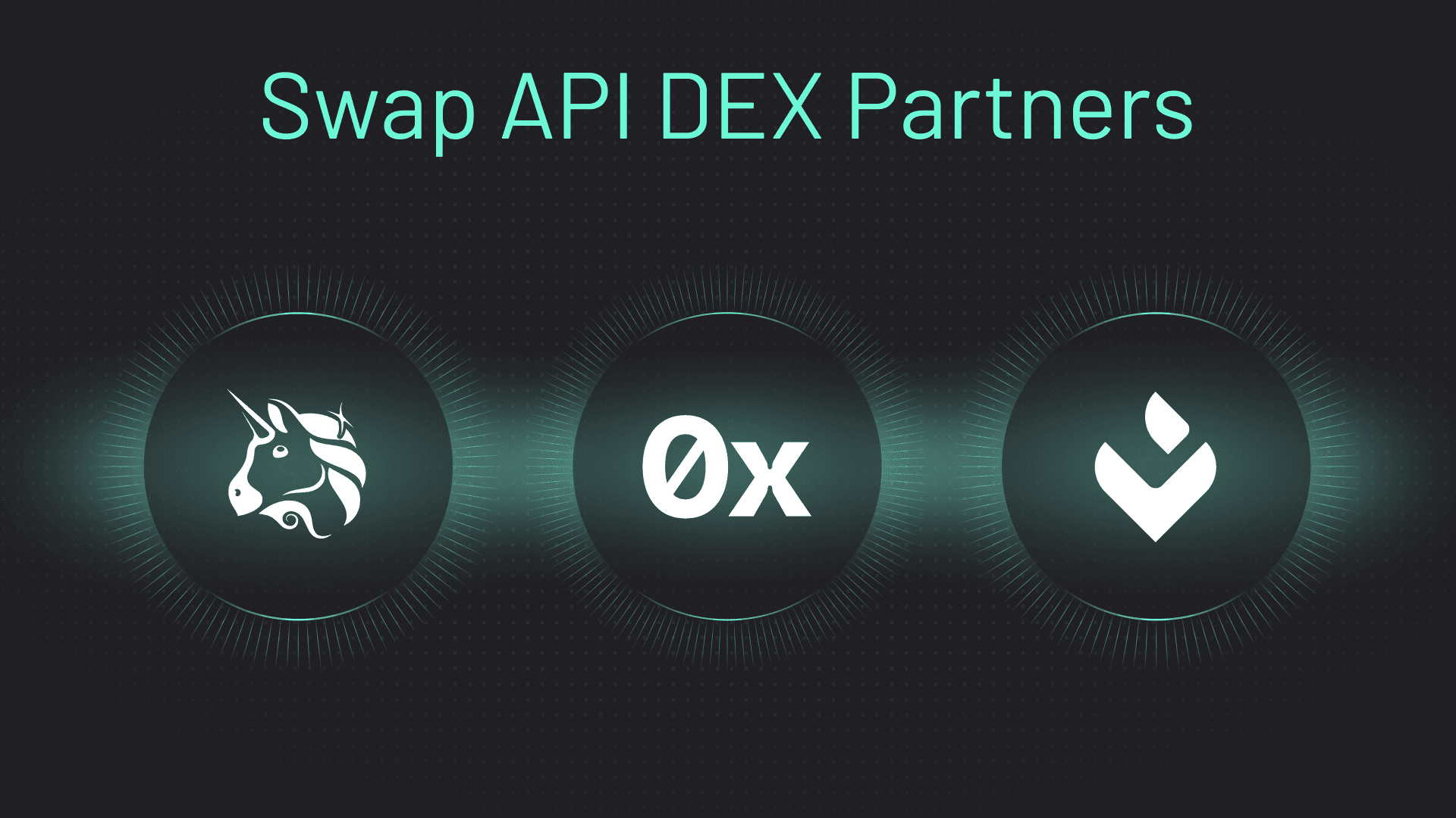 Across Swap API 使用 0x、Uniswap 和 LI.FI 在底层处理 DEX 聚合和路由。