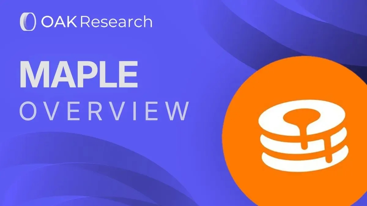 Maple Finance：链上机构借贷中心完整概览