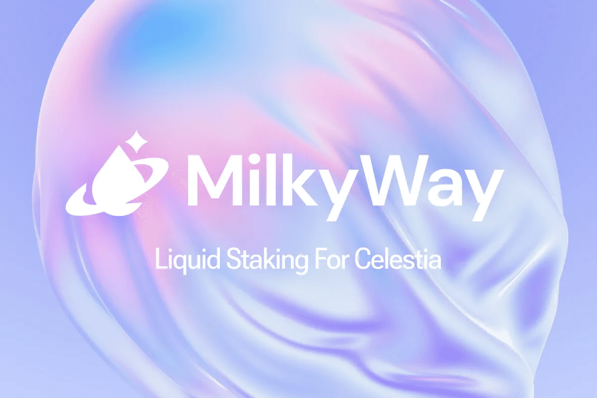 MilkyWay 是一个开创性的 liquid staking protocol，旨在 Celestia 和 Cosmos 生态系统中运行。（图片来源：通过 MilkyWay 网站进行的 Google Image Search）