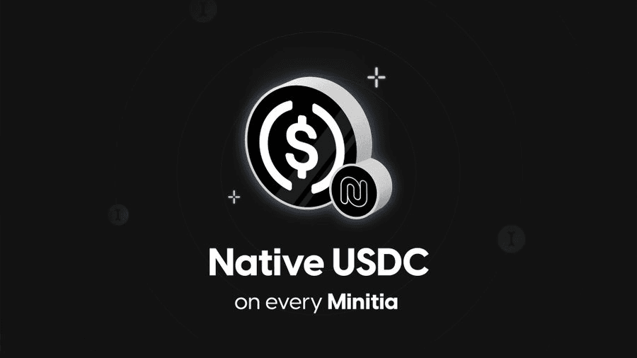 在 mainnet 推出后，native USDC stablecoin 将在更大的 Initia 生态系统中运行的所有独立的 L2 Minitas 中提供。这对于 Initia 的潜在采用来说是巨大的，因为它允许生态系统更轻松地加强其用户群并 accru liquidity。（图片来源：通过 Initia Twitter 发布的 Initia Twitter post）