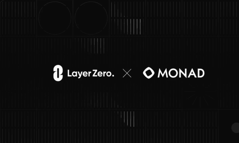 Monad-LayerZero 合作伙伴关系标志着两个项目的一个重要里程碑，有助于缓解当今区块链领域中存在的跨链互操作性挑战。(图片来源：Monad 和 LayerZero，来自 Monad Twitter 上合作伙伴关系公告视频的截图)
