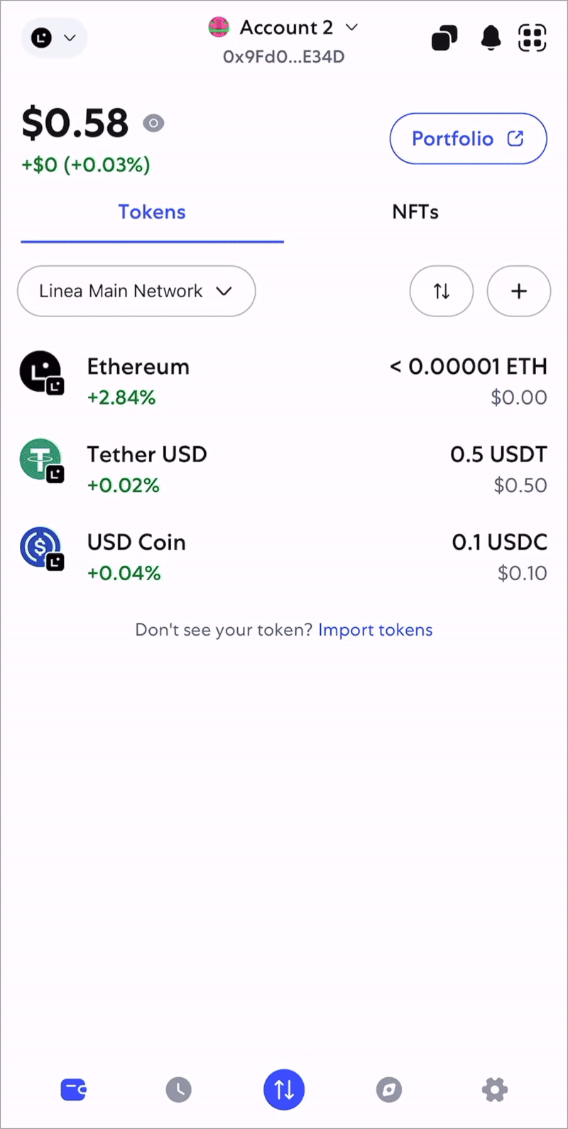 MetaMask 移动端隐藏代币