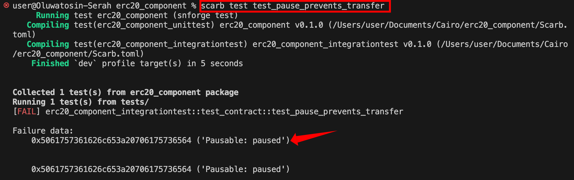 高亮显示索引参数和数据的 Starknet 事件