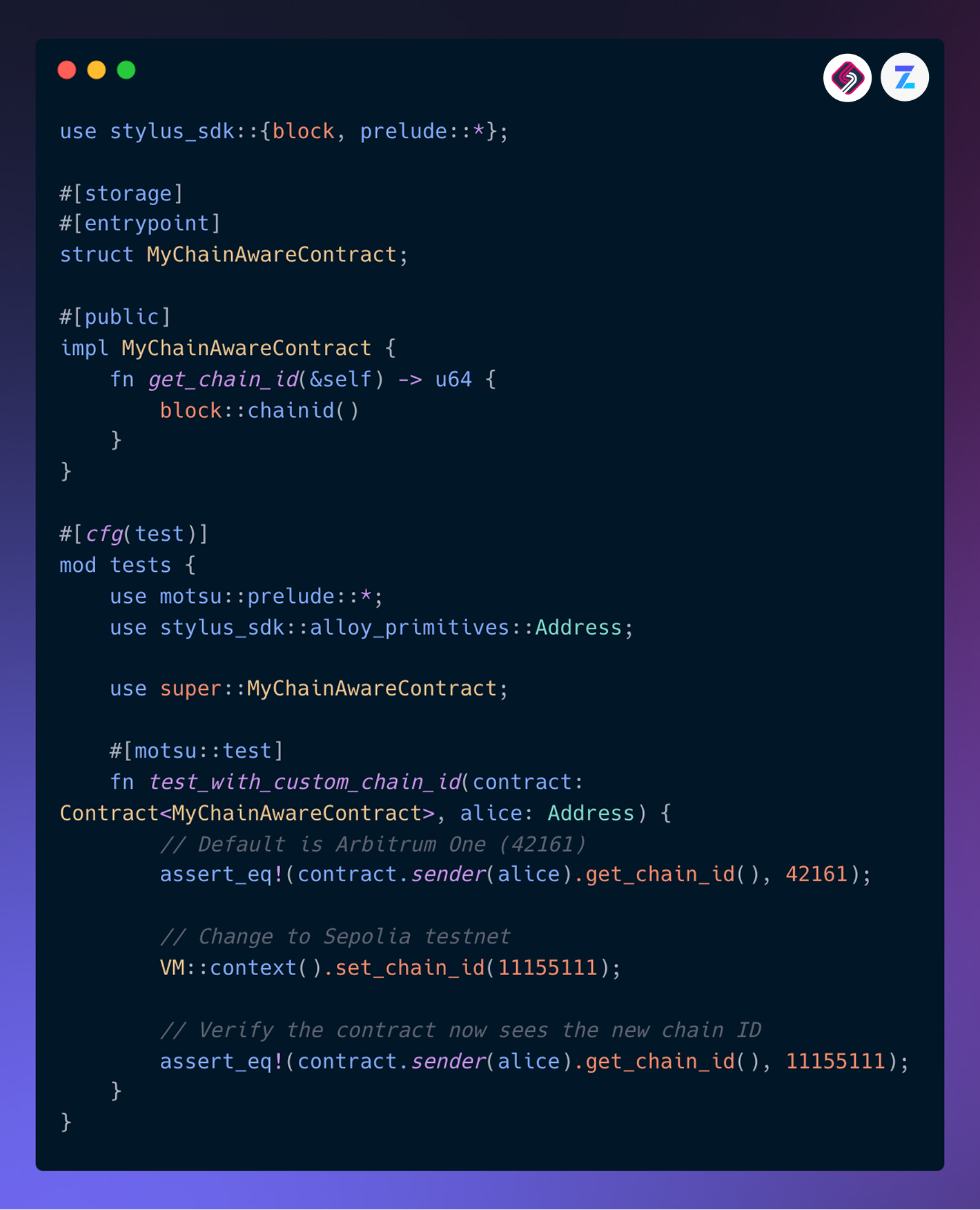 Arbitrum Stylus OpenZeppelin Motsu Code Snippet 17