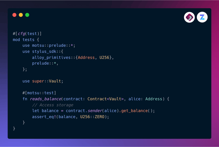 Arbitrum Stylus OpenZeppelin Motsu Code Snippet 3