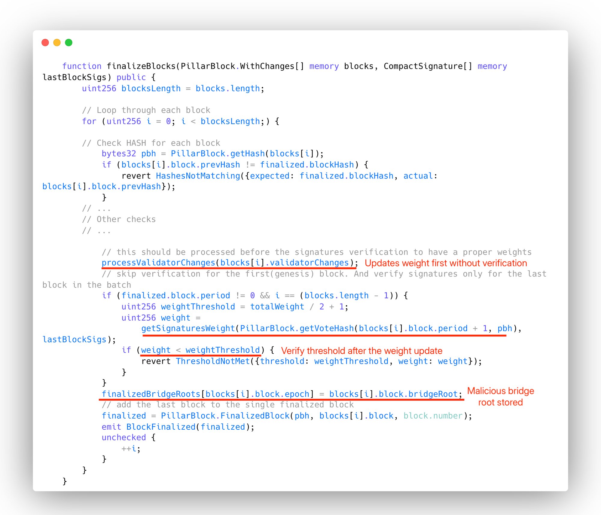 taraXa-finalizeBlocks