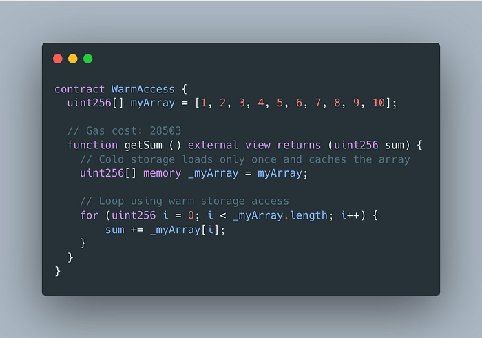 Cold Access Example 2