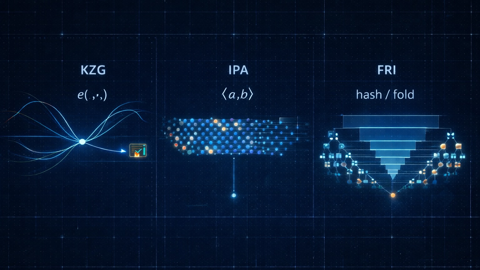 KZG vs IPA vs FRI
