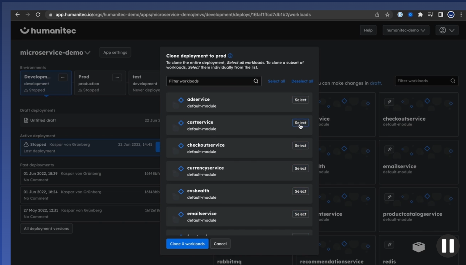 platform engineering tools/humanitec