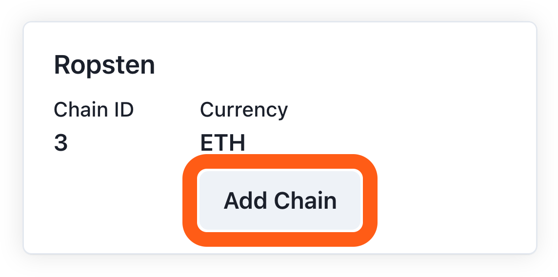 Chainlist 添加链按钮