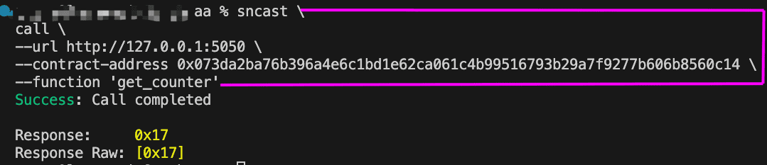 终端显示调用 get_counter
