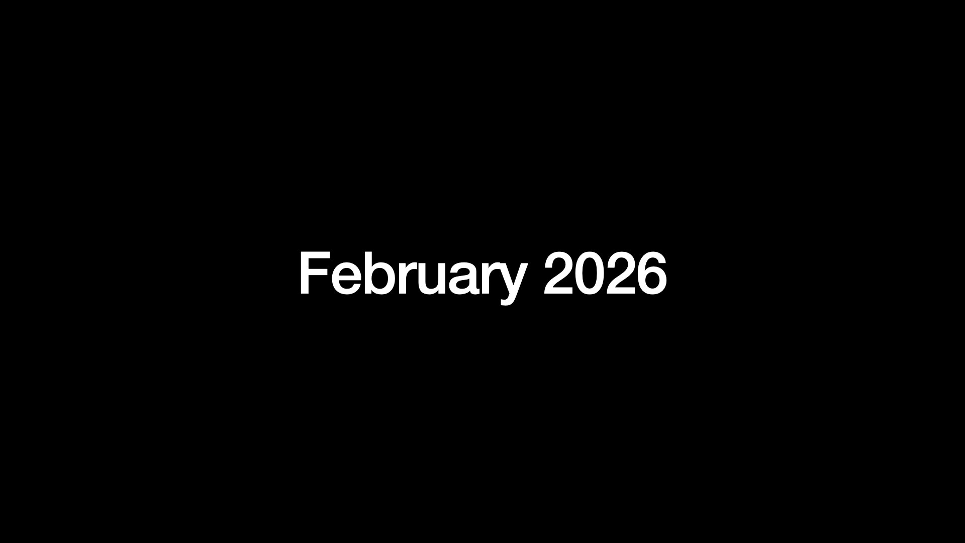 2026年2月 