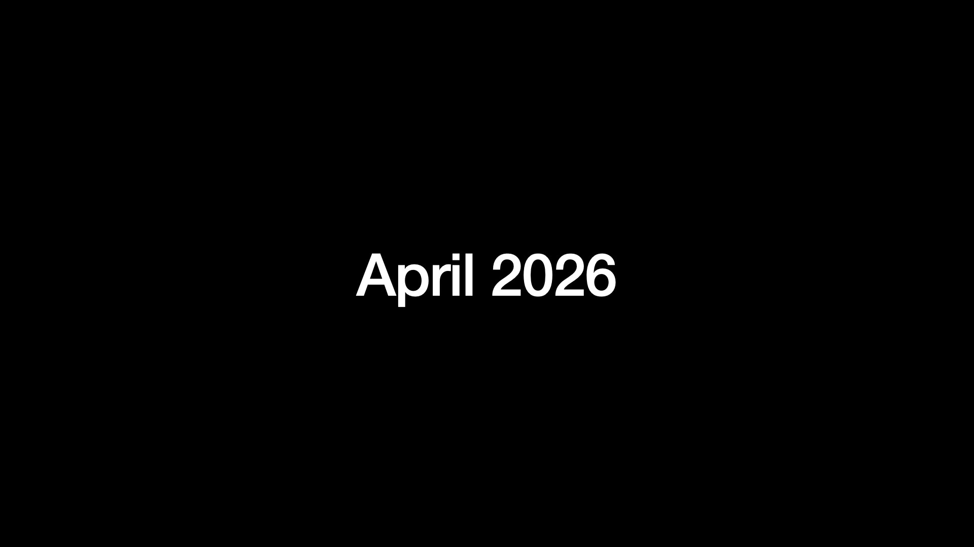 2026年4月 