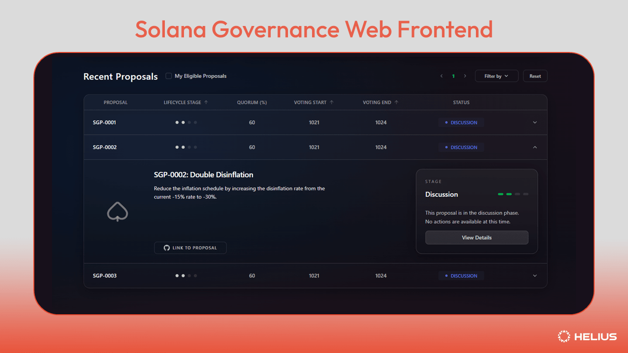 Solana 治理 Web 前端