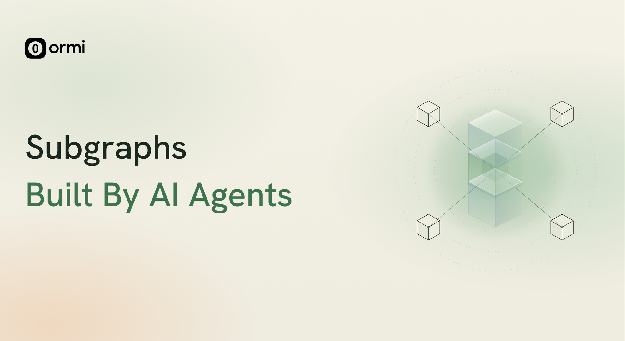 AI Agent 不只是查询 Subgraph，它们还会创建 Subgraph。