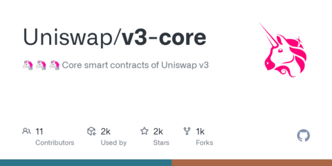 GitHub - Uniswap/v3-core: 🦄 🦄 🦄 Core smart contracts of Uniswap v3