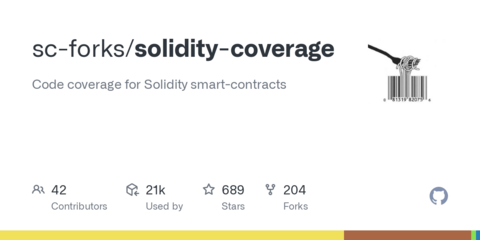 GitHub - sc-forks/solidity-coverage: Code coverage for Solidity smart-contracts