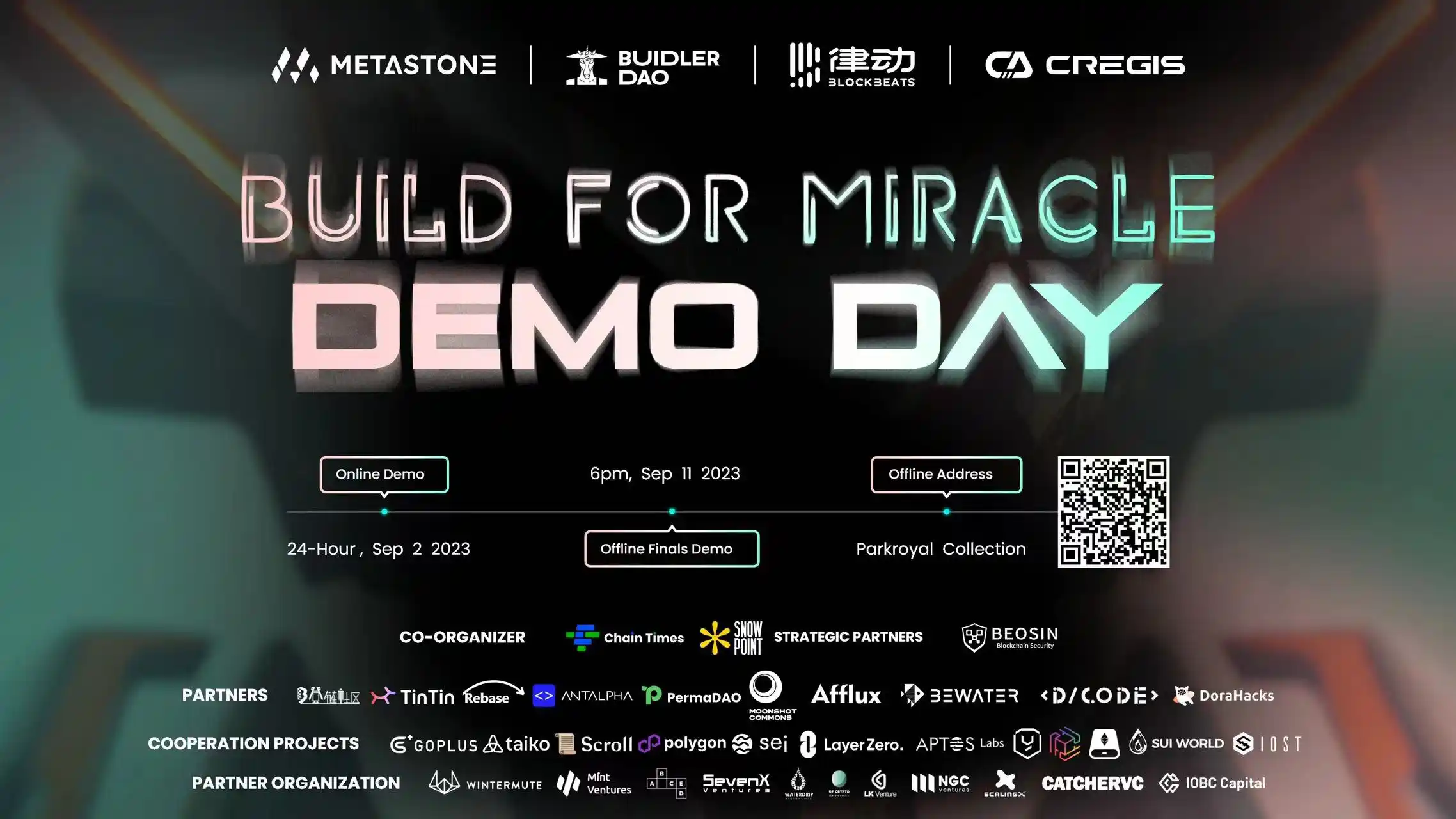 「Build For Miracle」主题 Demo Day