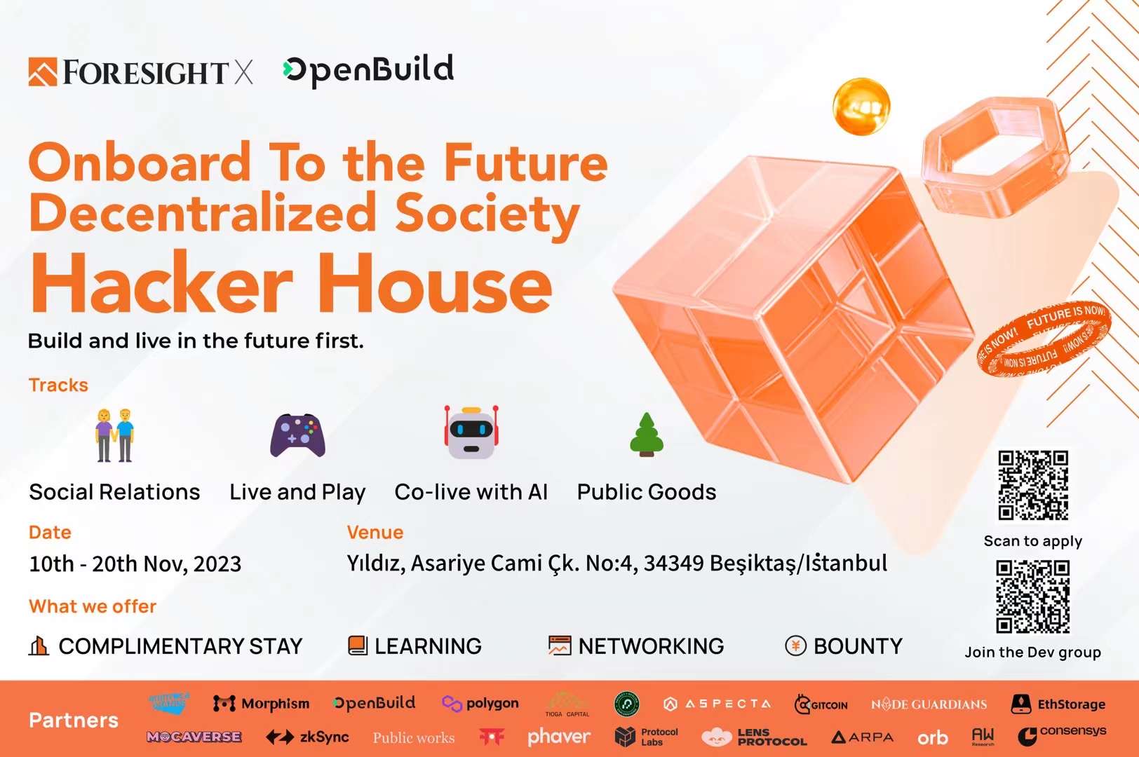 Onboard to the Future Decentralized Society Hacker House