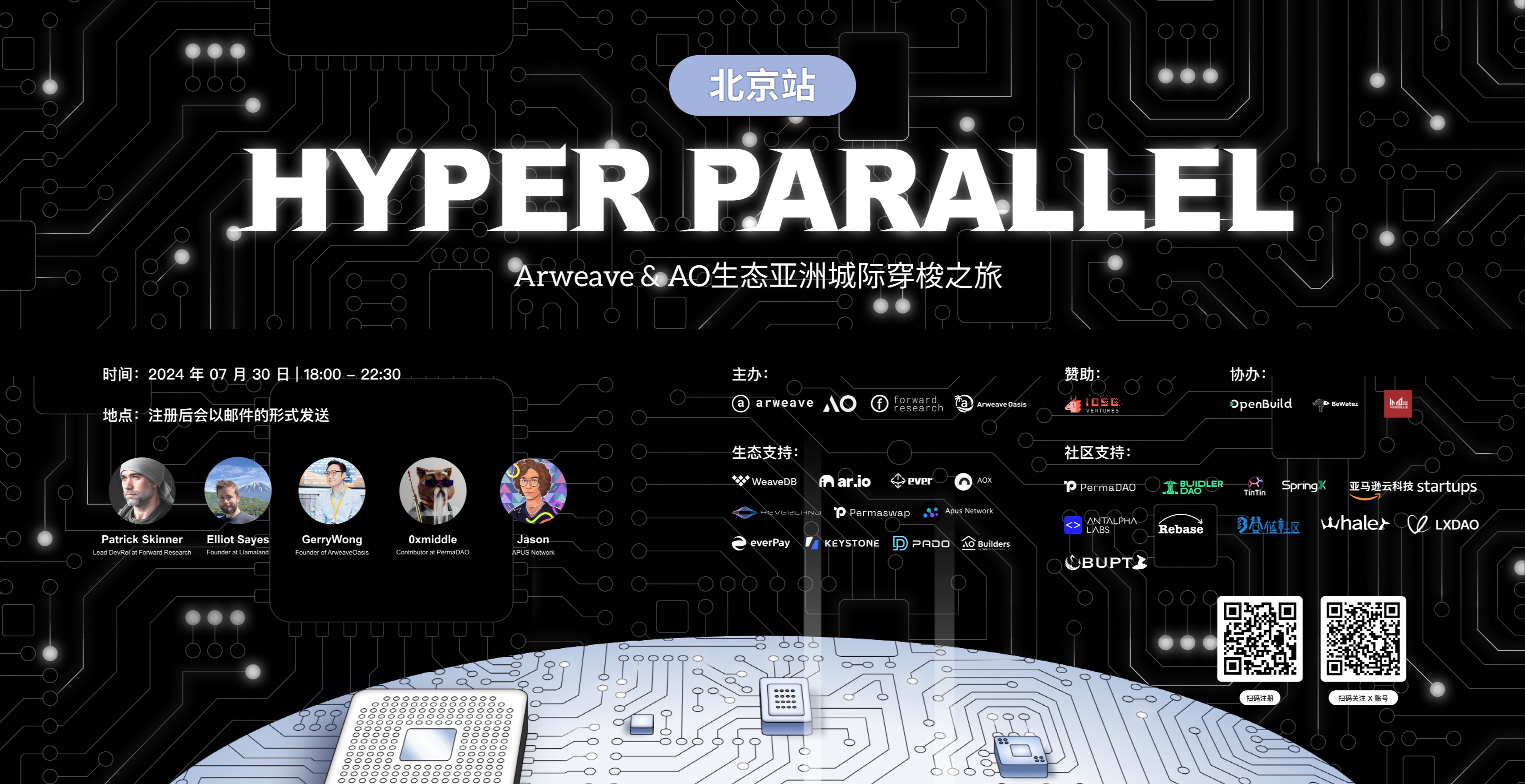 HYPER PARALLEL Arweave & AO 生态亚洲城际穿梭之旅(北京站）